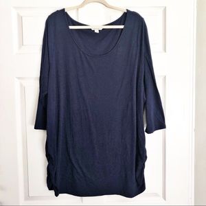 Old Navy Scoop Neck Navy Tunic - Size 3X